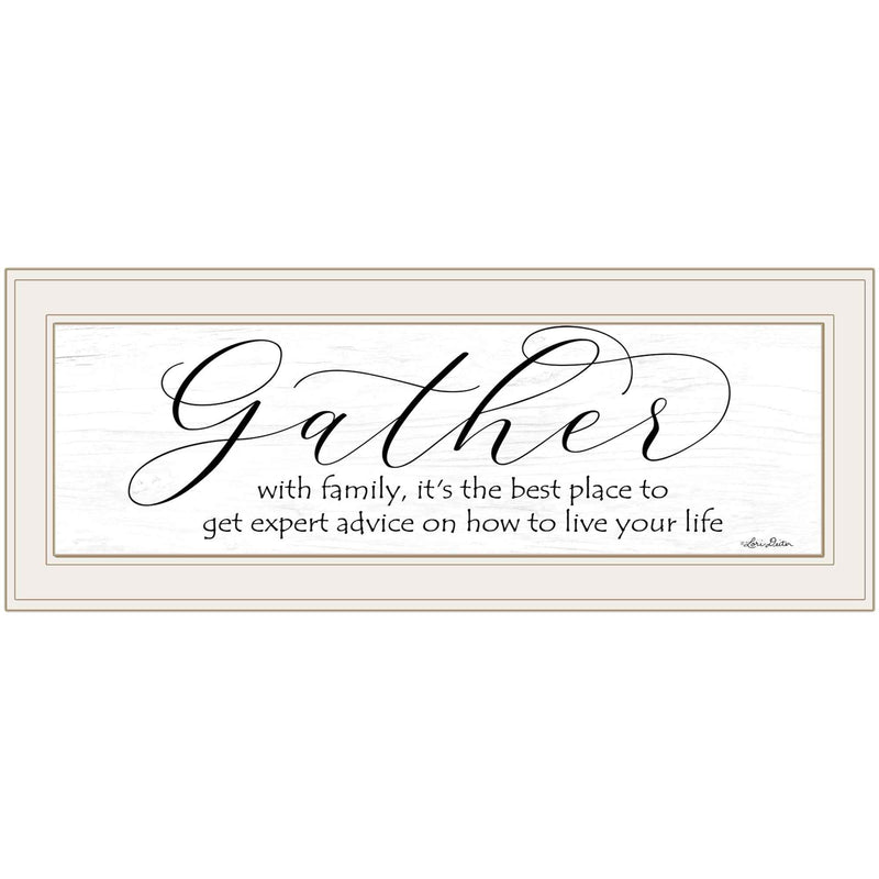 Expert Advice 1 White Framed Print Wall Art