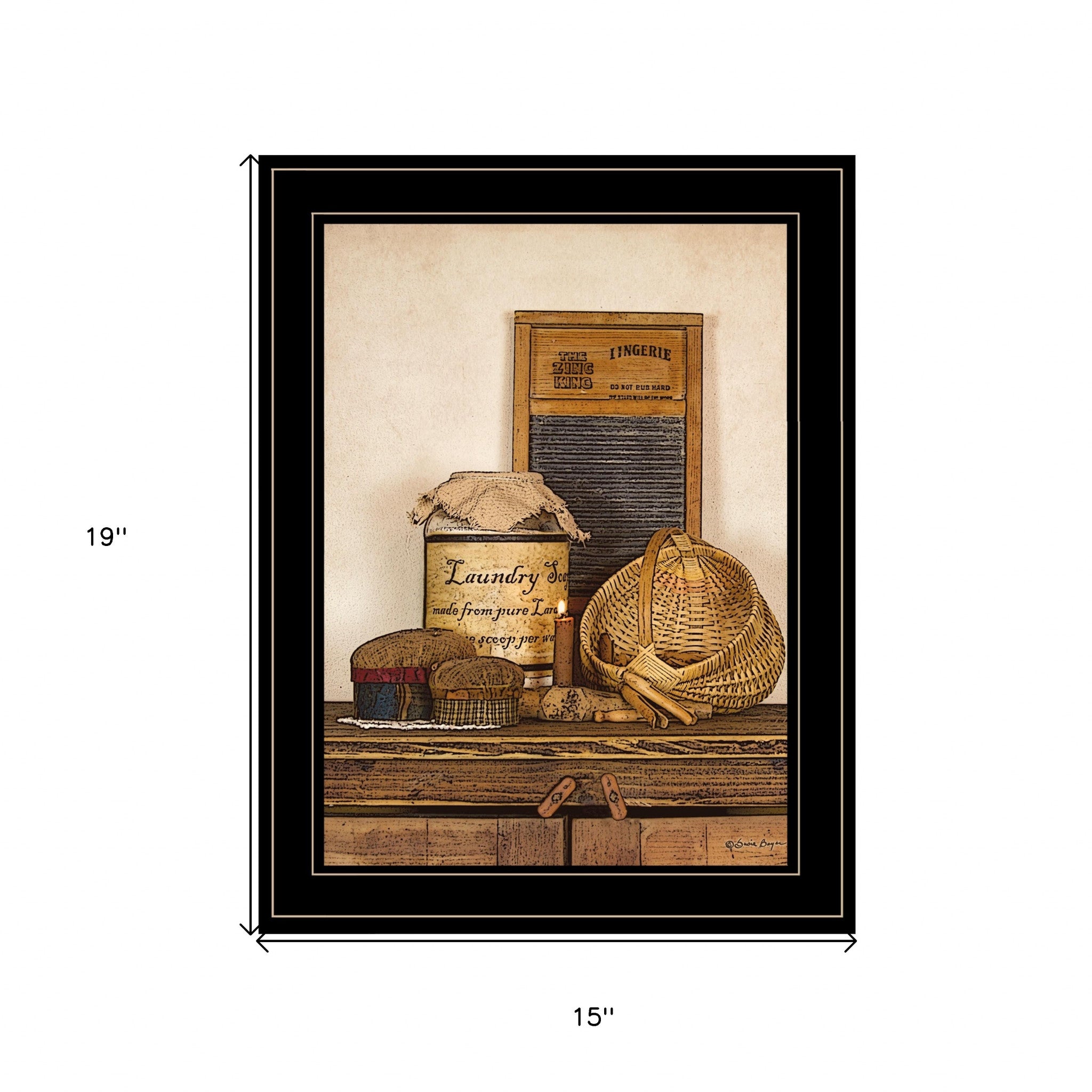 Laundry Soap 2 Black Framed Print Bathroom Wall Art - Home Decor