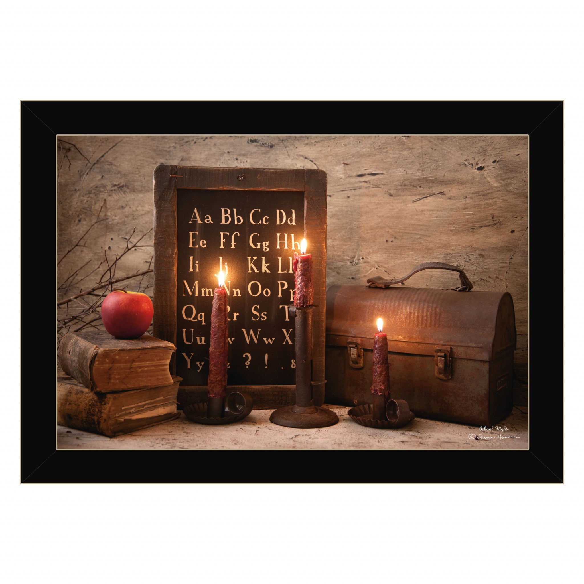 School Nights 1 Black Framed Print Wall Art - Home Decor