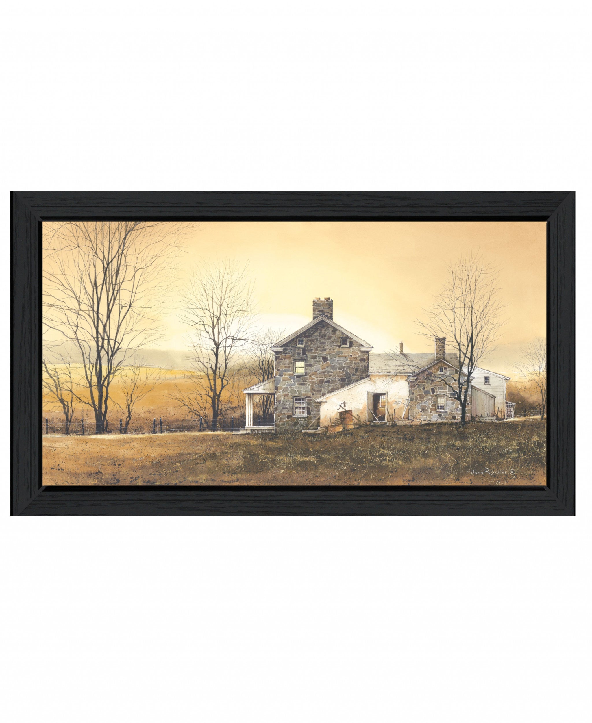 Rising Early 1 Black Framed Print Wall Art - Home Decor