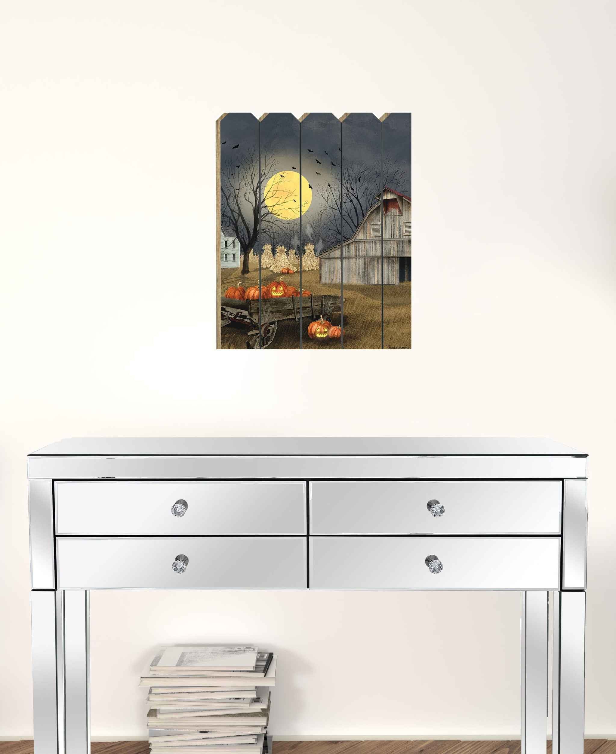 Spooky Harvest Moon 1 Unframed Print Wall Art