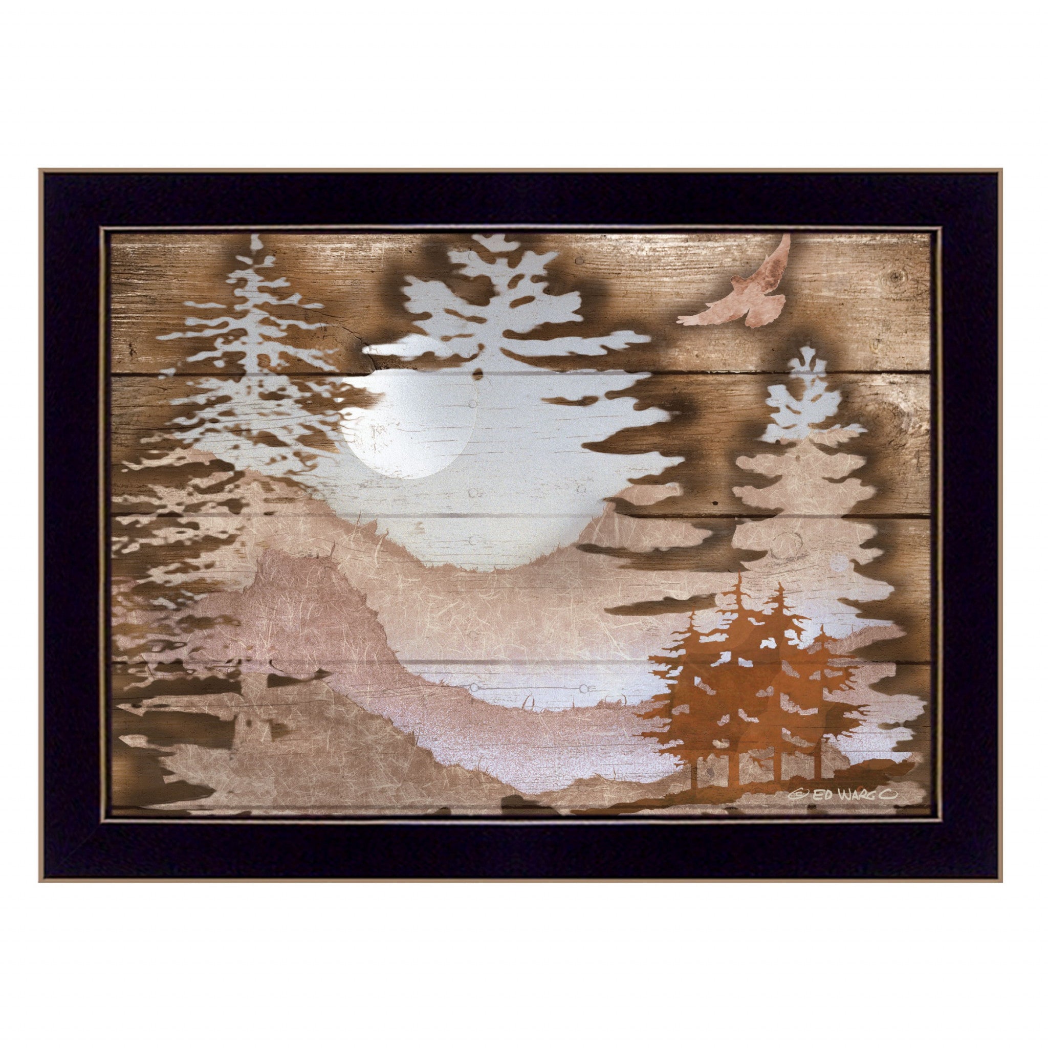Great Outdoors II 1 Black Framed Print Wall Art - Home Decor