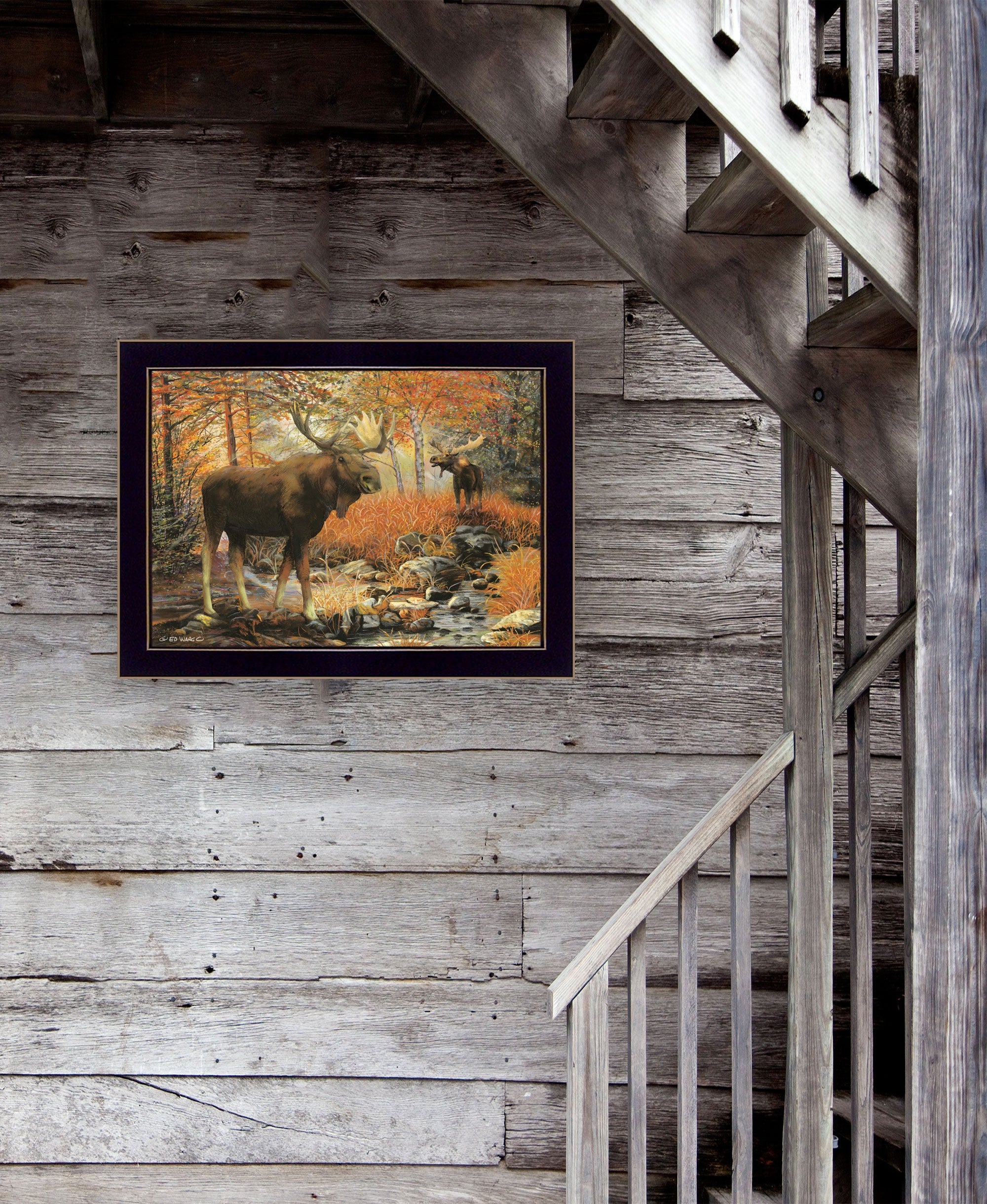 Call of the Wild 1 Black Framed Print Wall Art - Home Decor