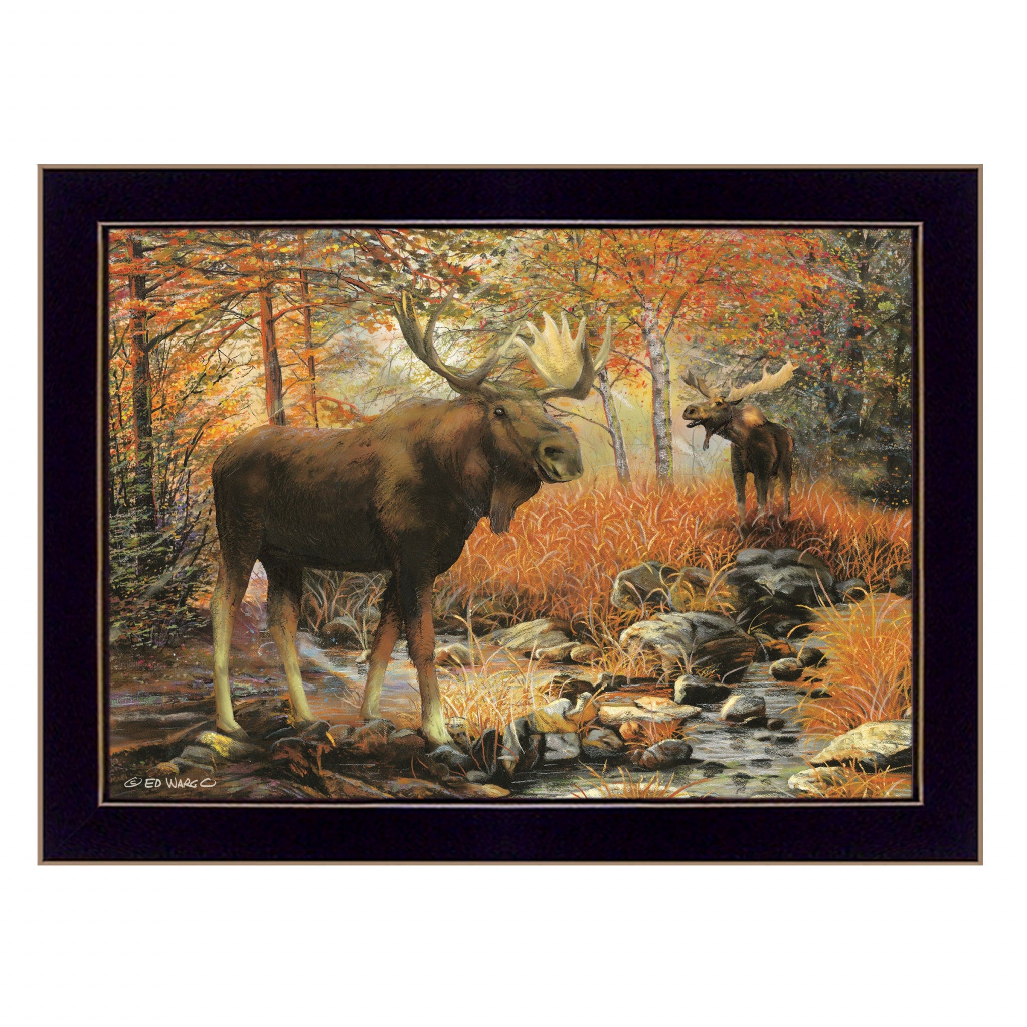 Call of the Wild 1 Black Framed Print Wall Art - Home Decor