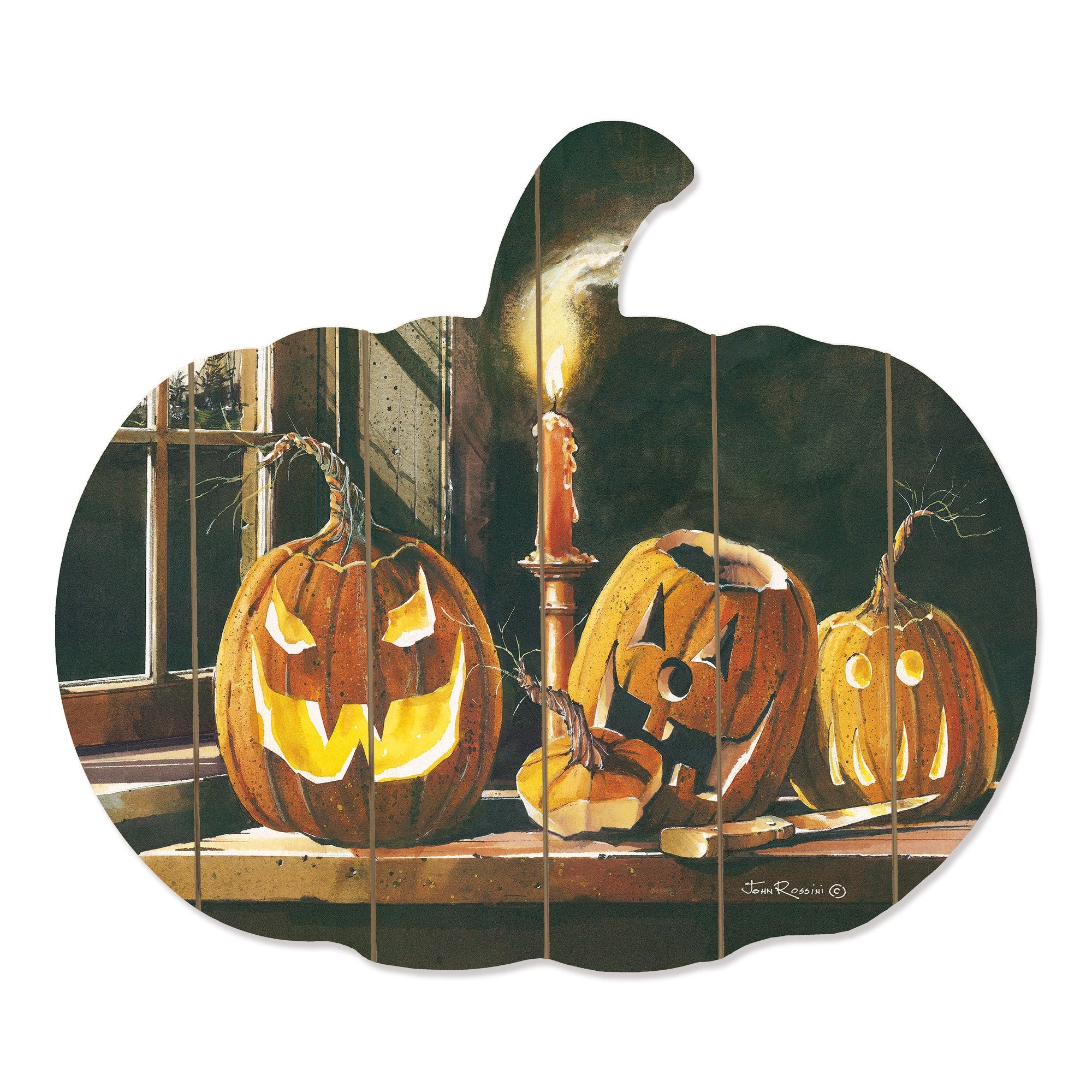 The Carving Table Unframed Print Wall Art - Home Decor