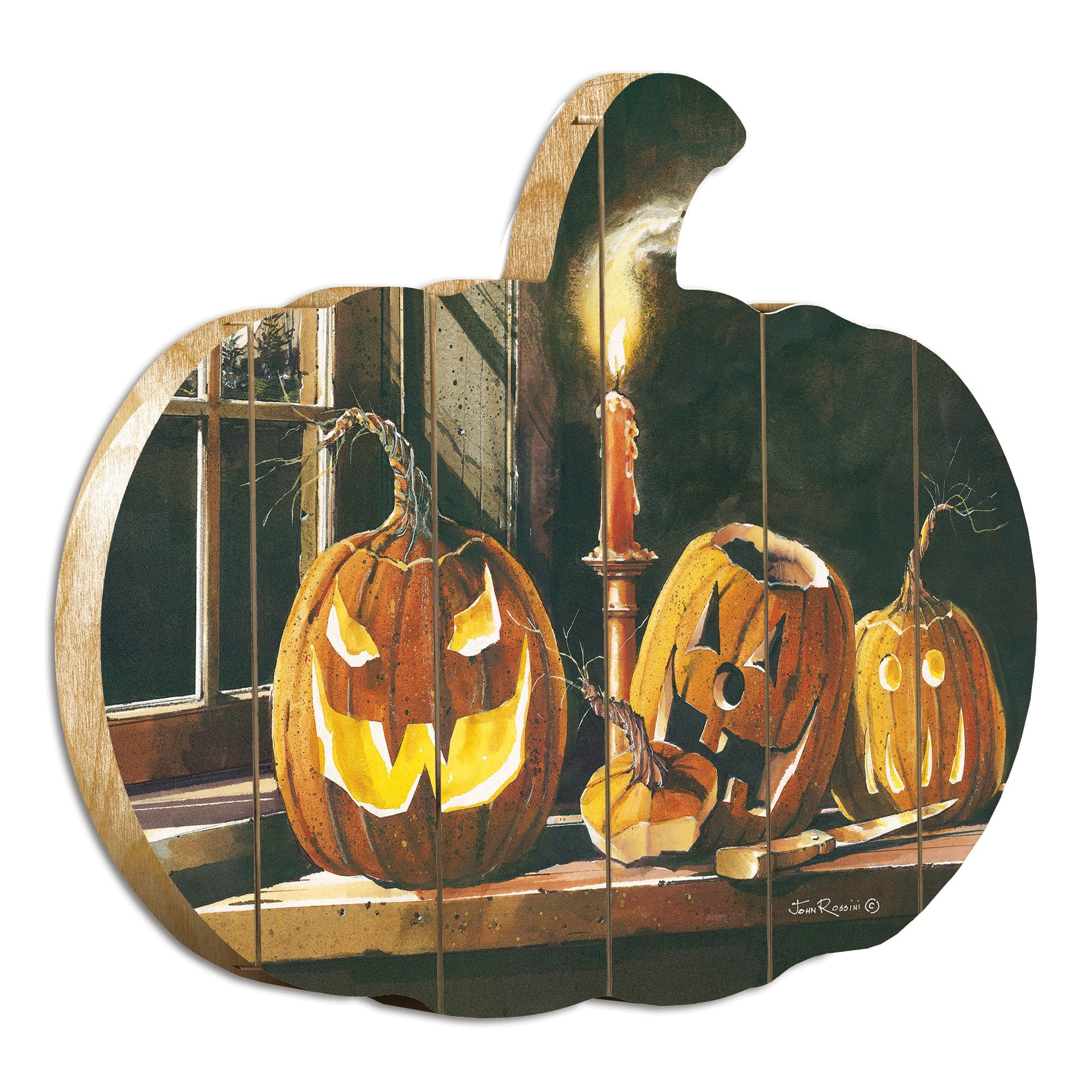 The Carving Table Unframed Print Wall Art - Home Decor