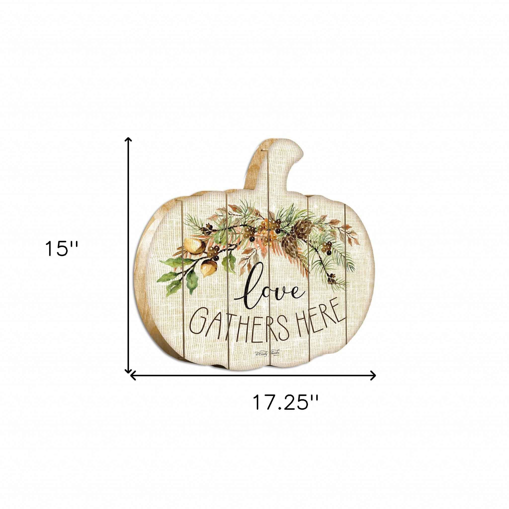 Love Gathers Here Unframed Print Wall Art