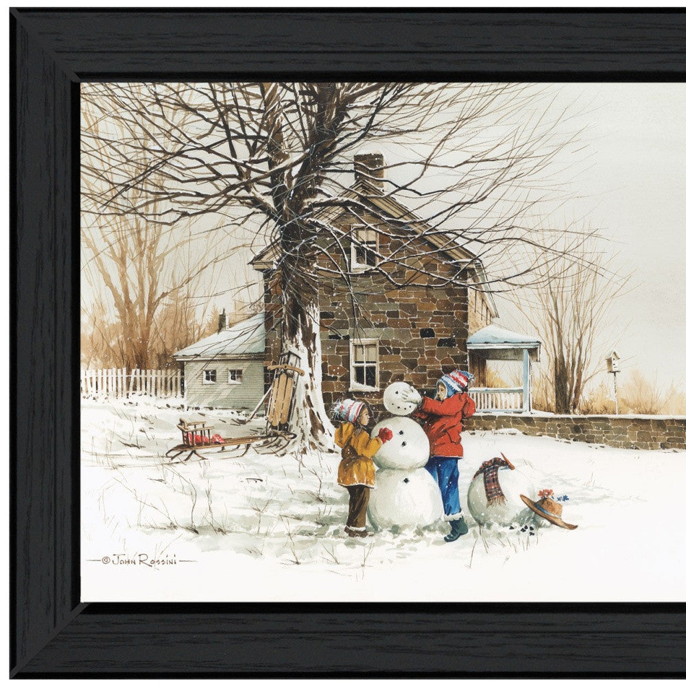 In the Meadow 4 Black Framed Print Wall Art - Home Decor