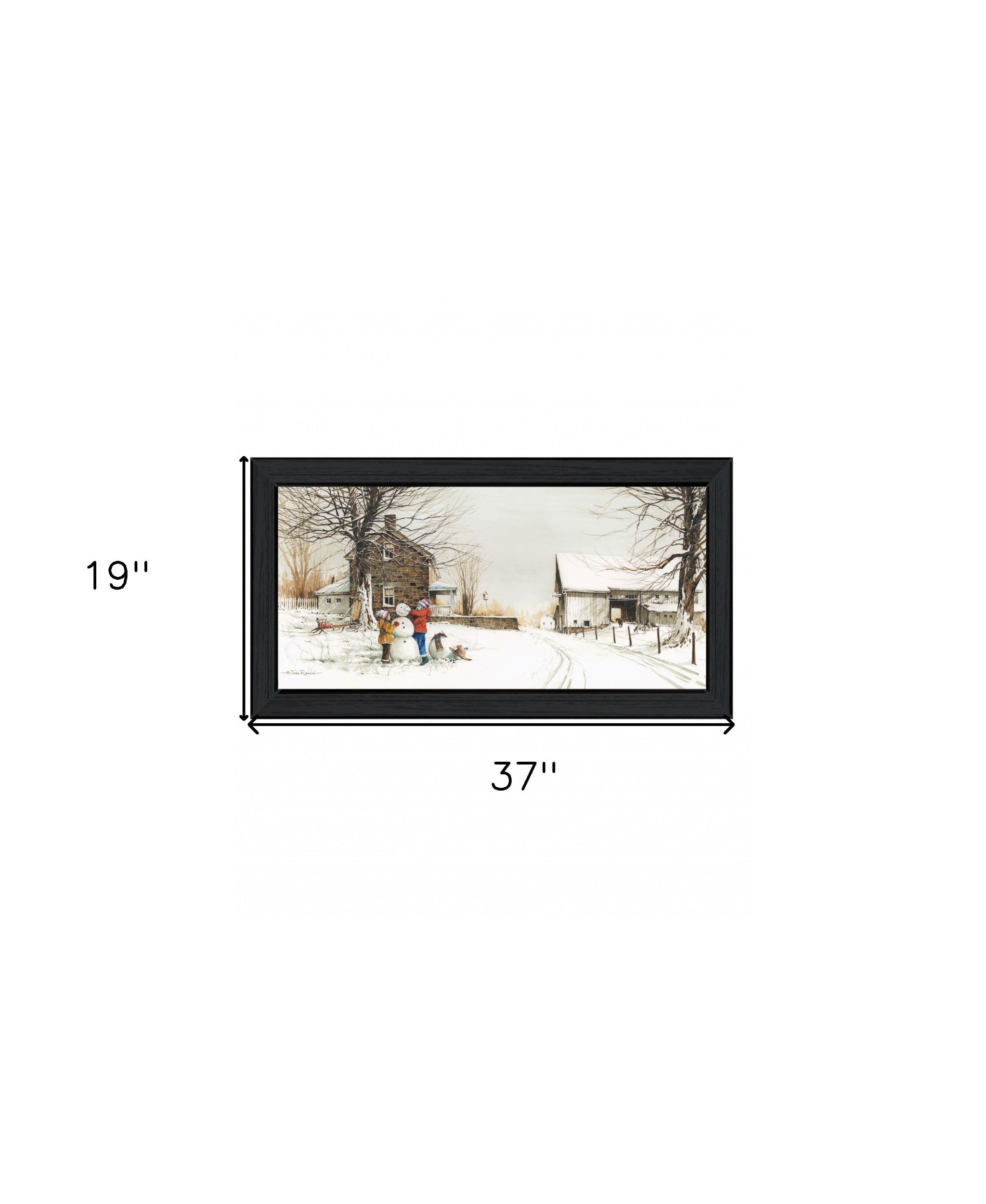 In the Meadow 4 Black Framed Print Wall Art - Home Decor
