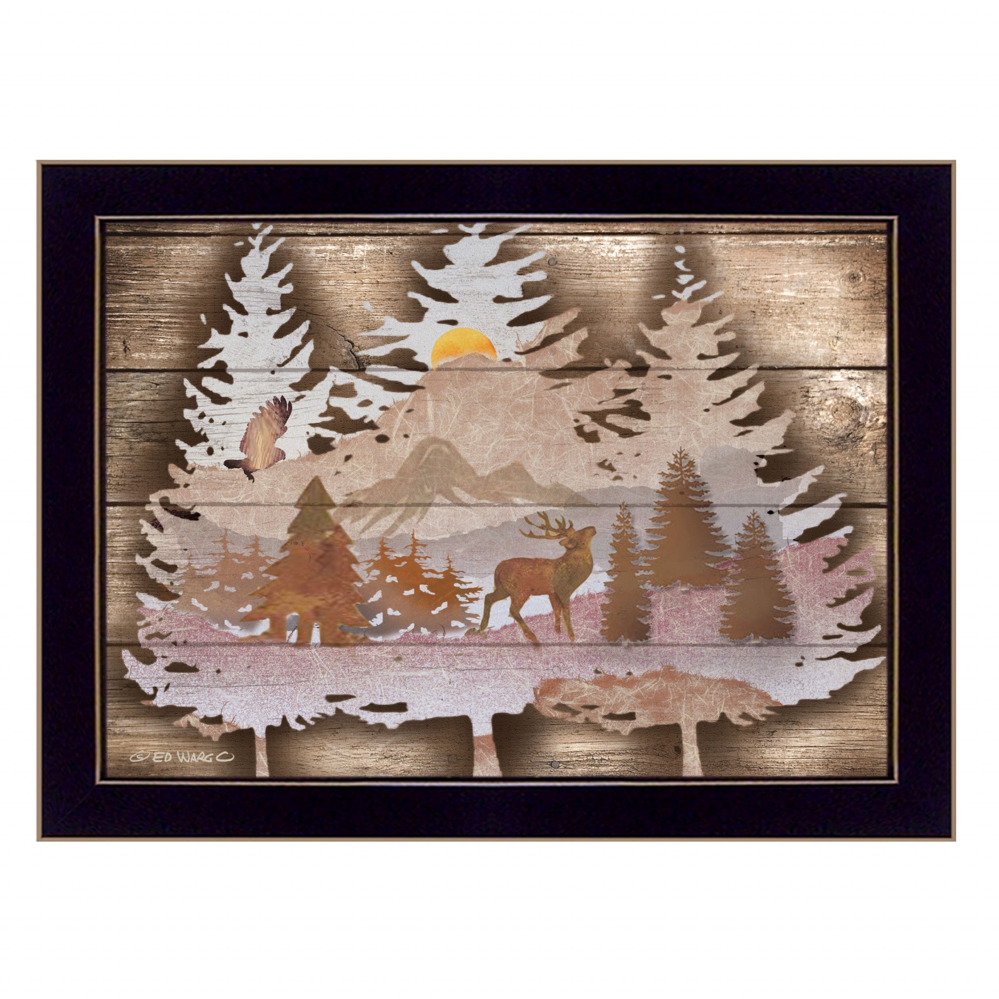 Great Outdoors I 1 Black Framed Print Wall Art - Home Decor