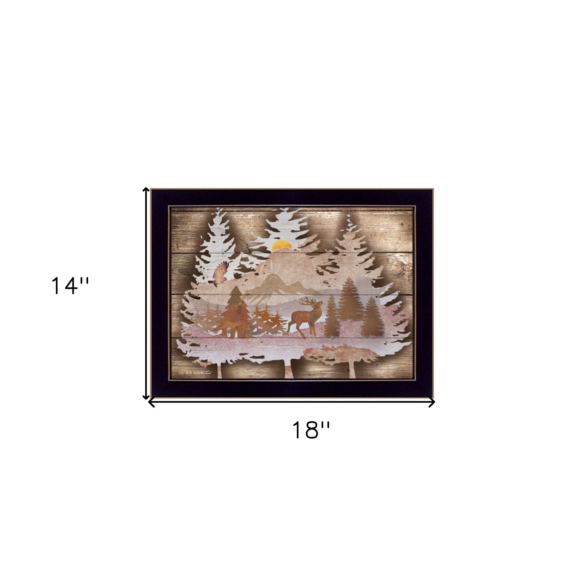 Great Outdoors I 1 Black Framed Print Wall Art - Home Decor