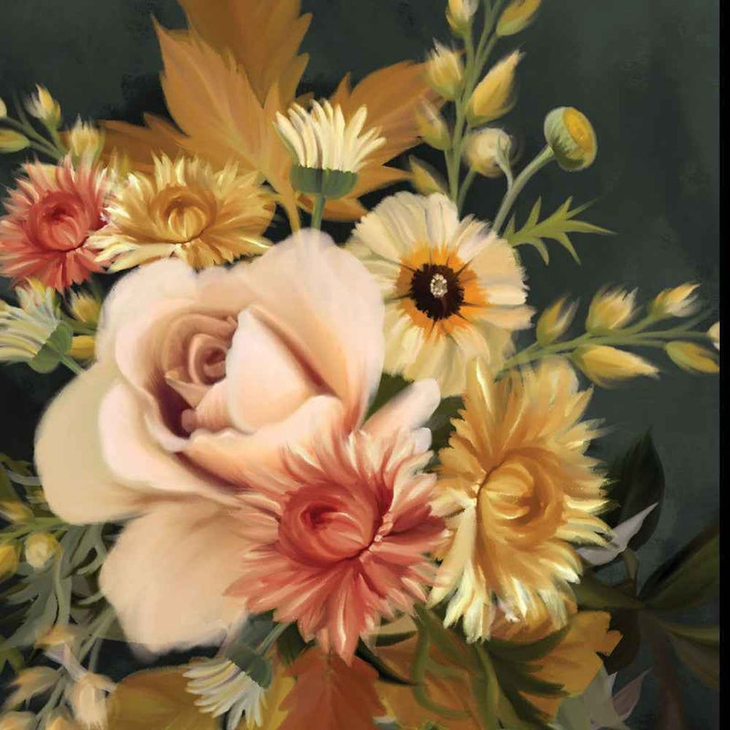 Romantic Autumn I 1 Black Framed Print Wall Art