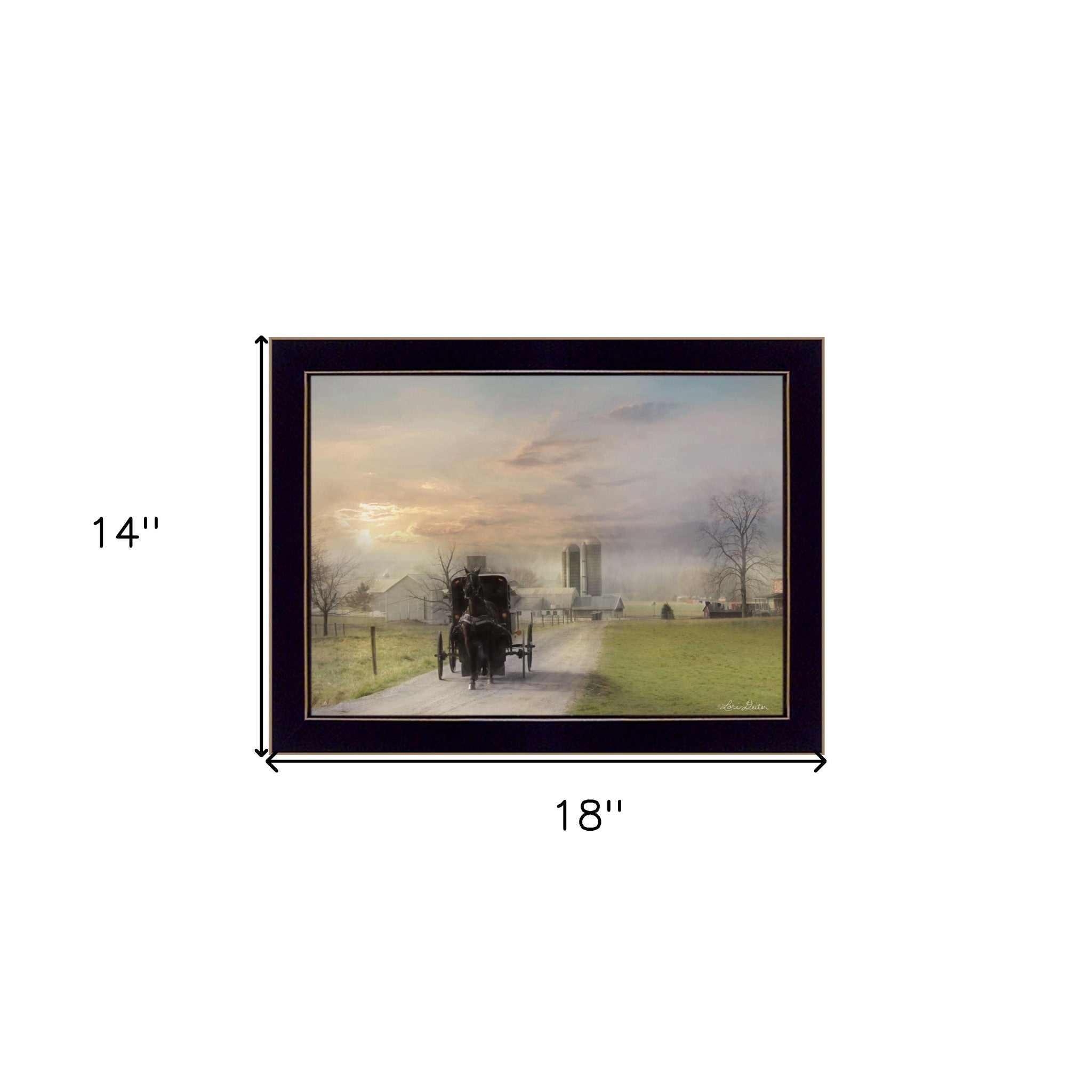 Morning Exercise 1 Black Framed Print Wall Art - Home Decor