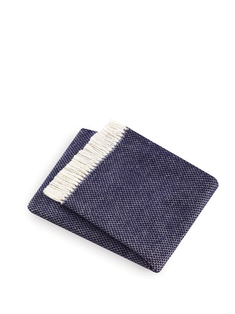 Soft Navy Blue Links Pattern Throw Blanket - Home Decor