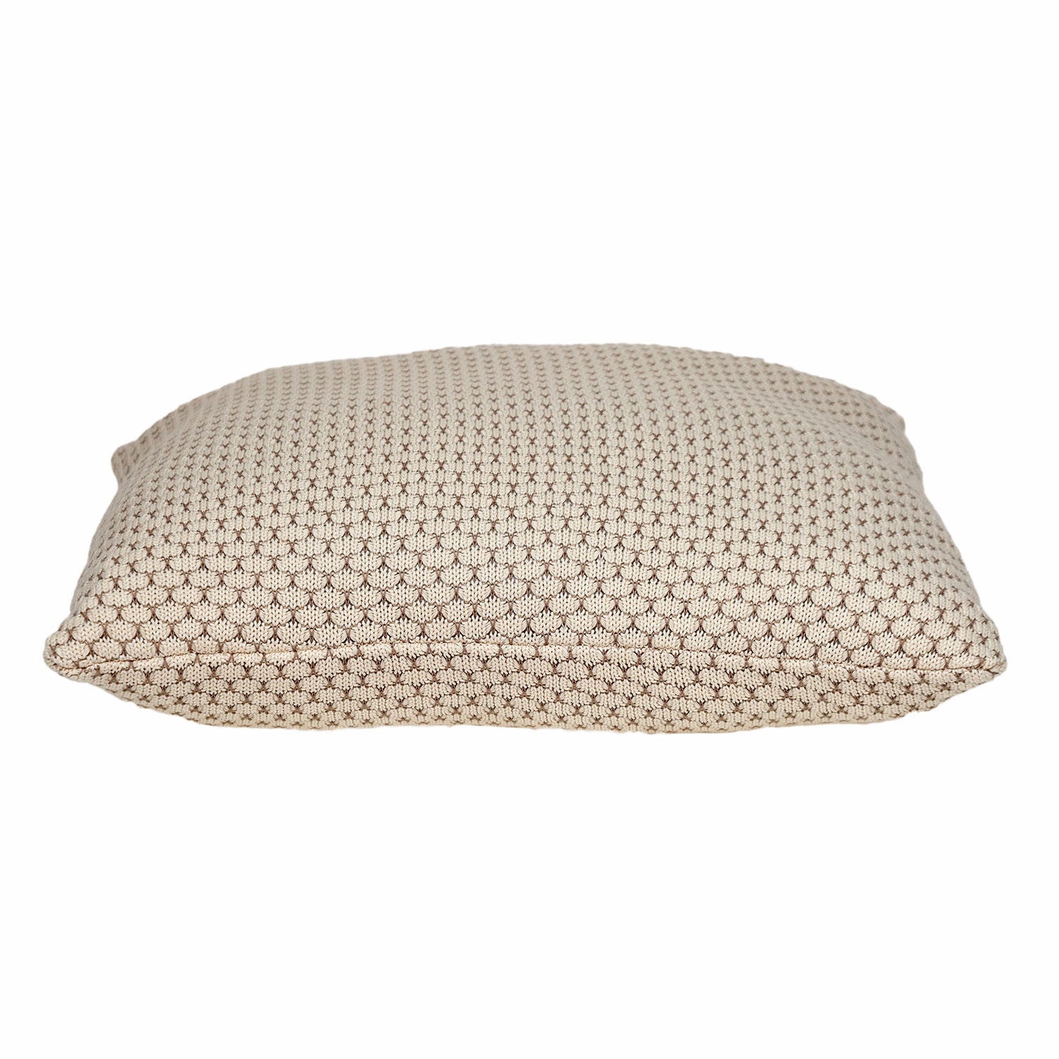 20" x 20" Beige and Pink Woven Square Accent Throw Pillow - Home & Garden