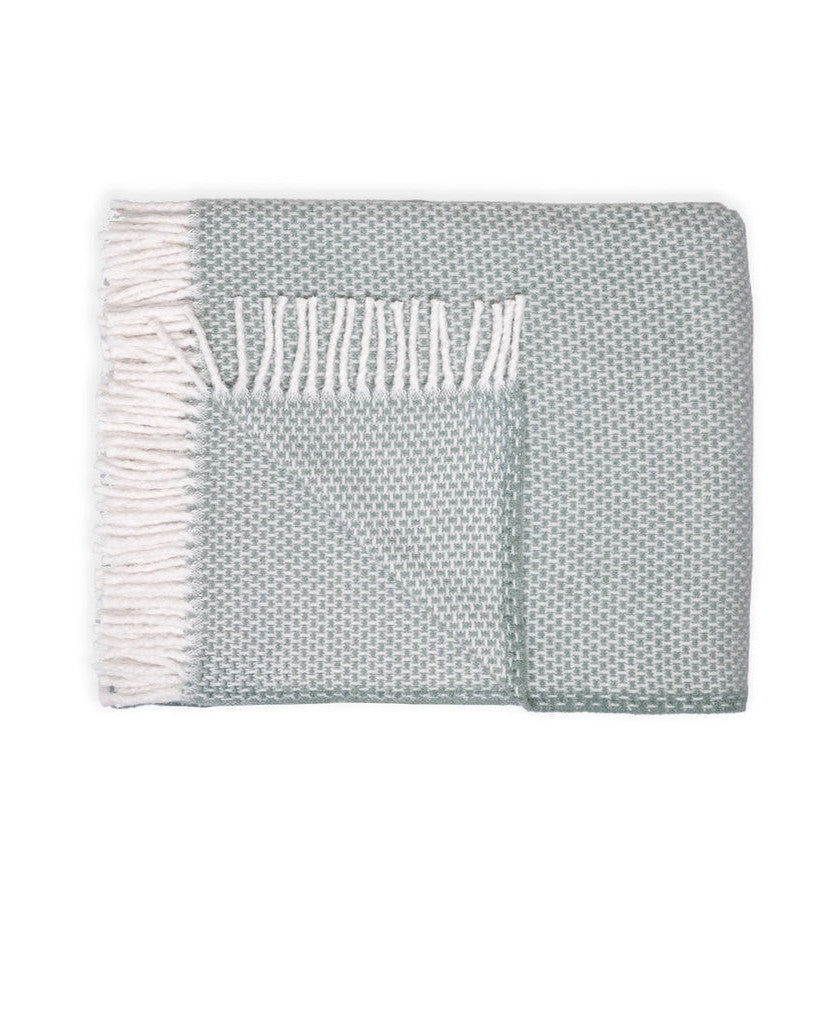55" X 70" Sage Cotton Blend Woven Throw Blanket - Home Decor