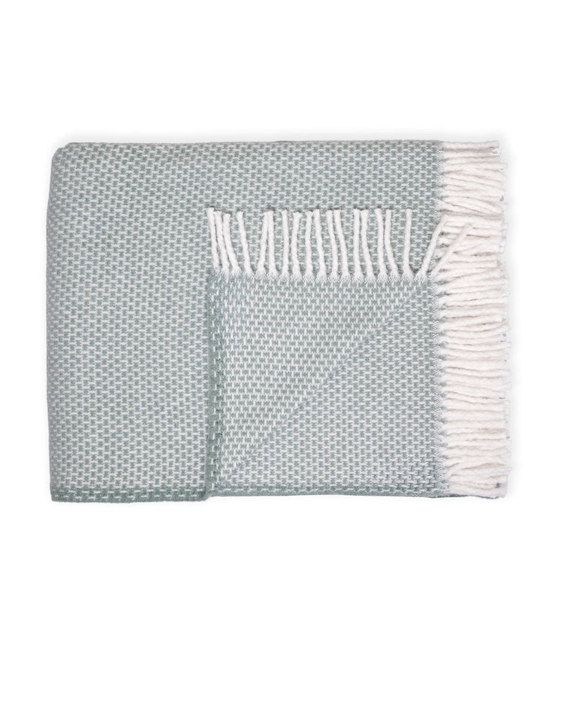 55" X 70" Sage Cotton Blend Woven Throw Blanket - Home Decor