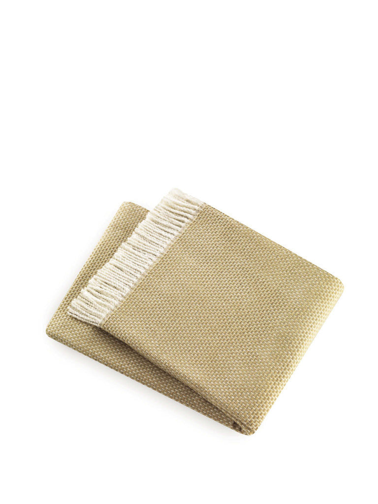 Soft Yellow Stone Links Pattern Throw Blanket - Home Decor