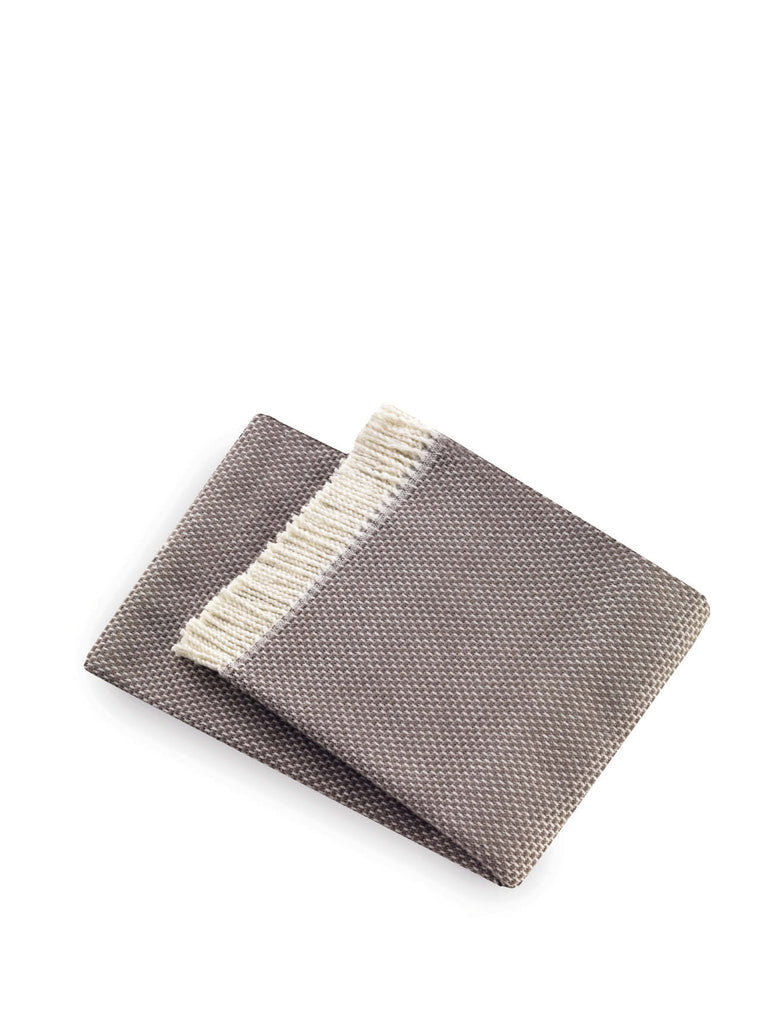 Soft Taupe Links Pattern Throw Blanket - Home Decor