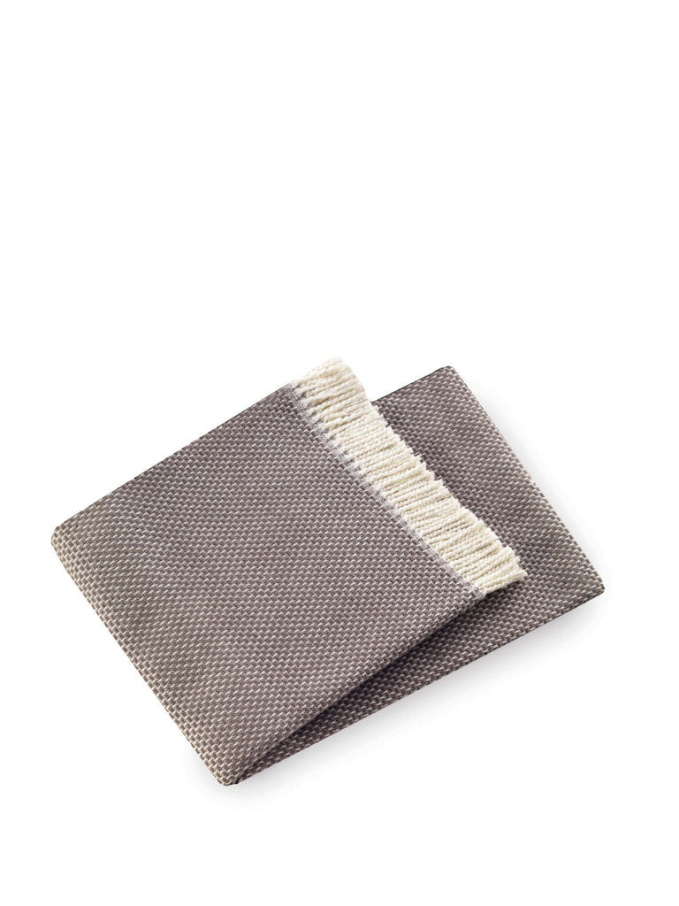 Soft Taupe Links Pattern Throw Blanket - Home Decor