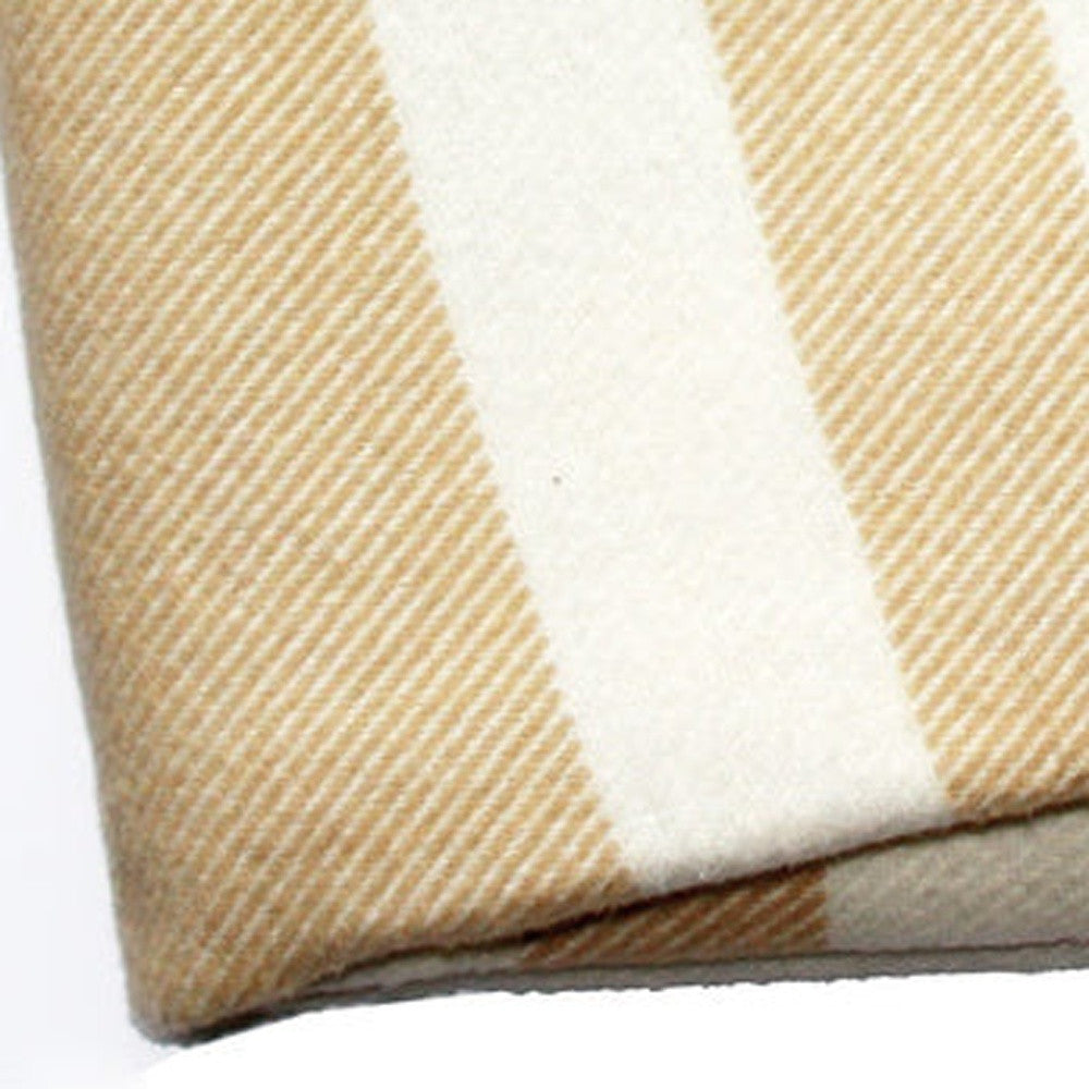 Plush Multi Beige Plaid Throw Blanket with Tassels - Home Decor