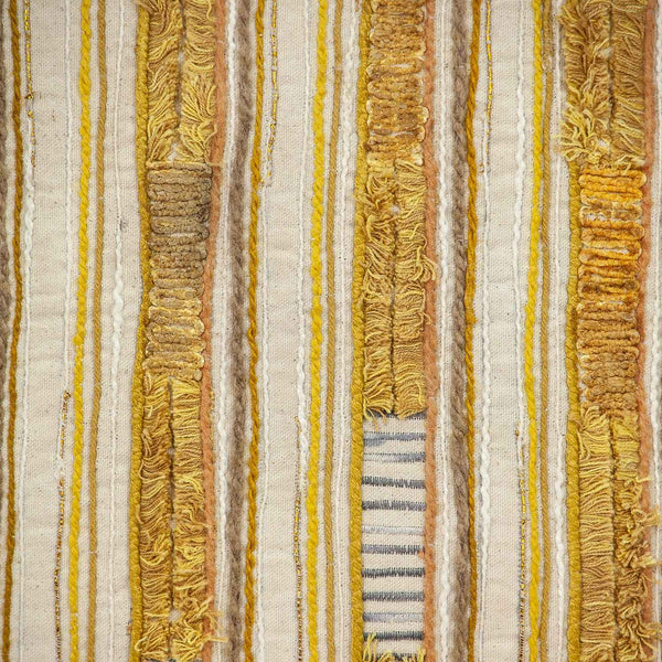 18 X 18 Beige Zippered 100% Cotton Throw Pillow