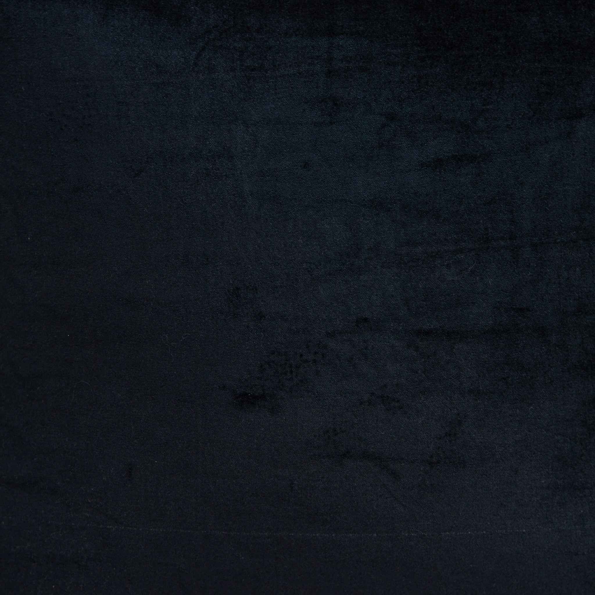 22" Black Cotton Blend Solid Color Throw Pillow