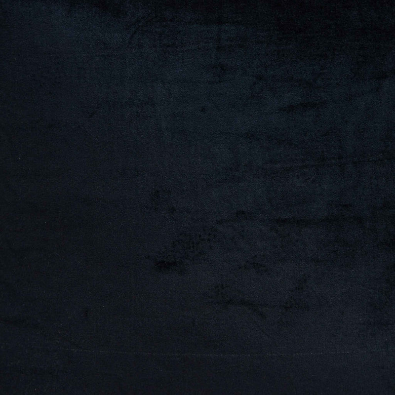 22" Black Cotton Blend Solid Color Throw Pillow