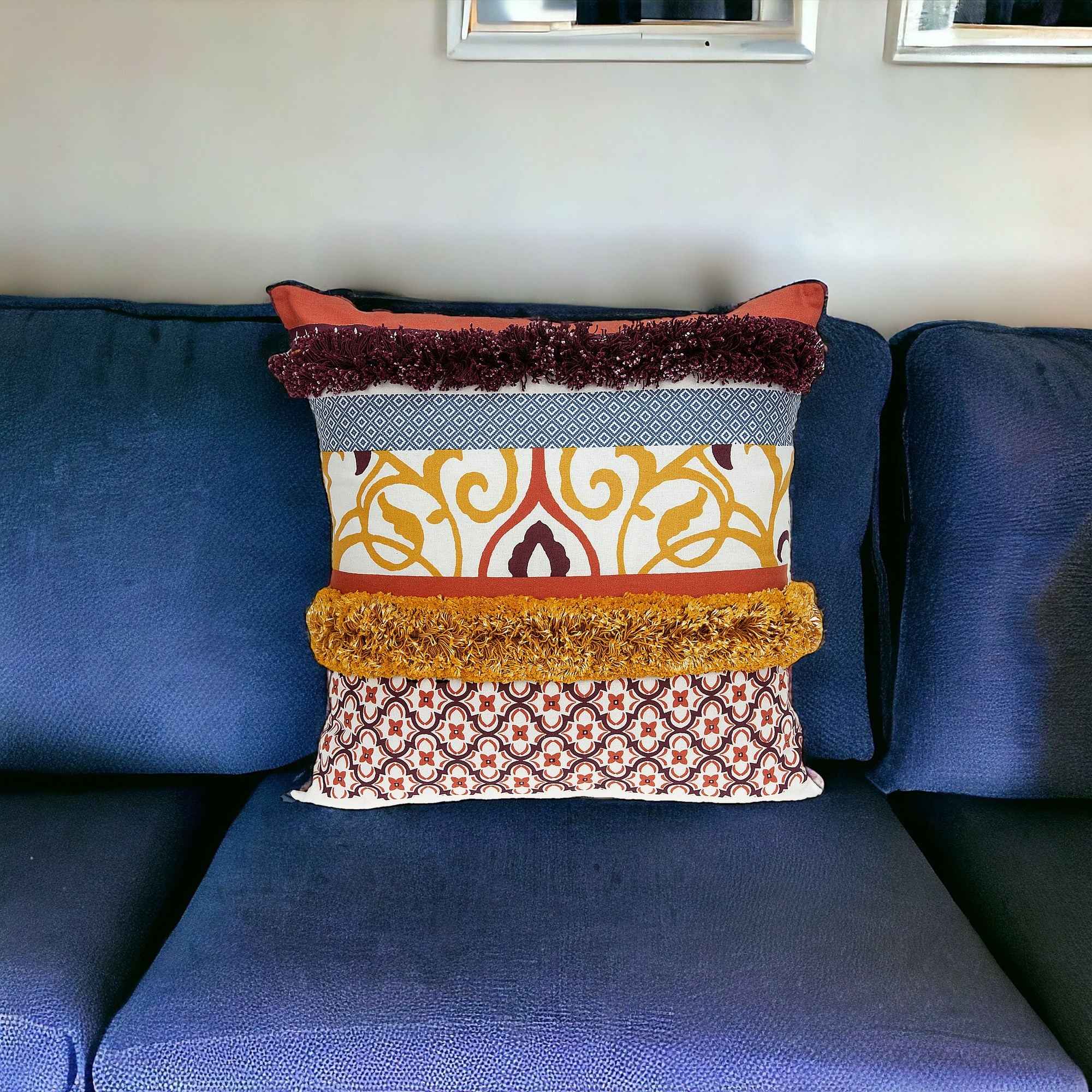 JuNO Multicolor Throw Pillow