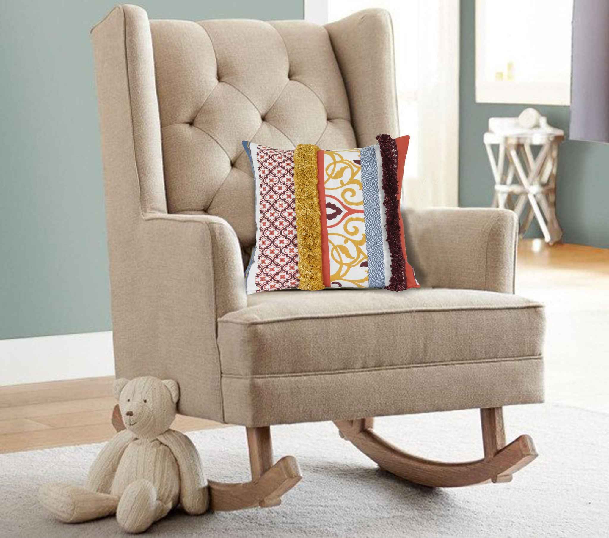 JuNO Multicolor Throw Pillow