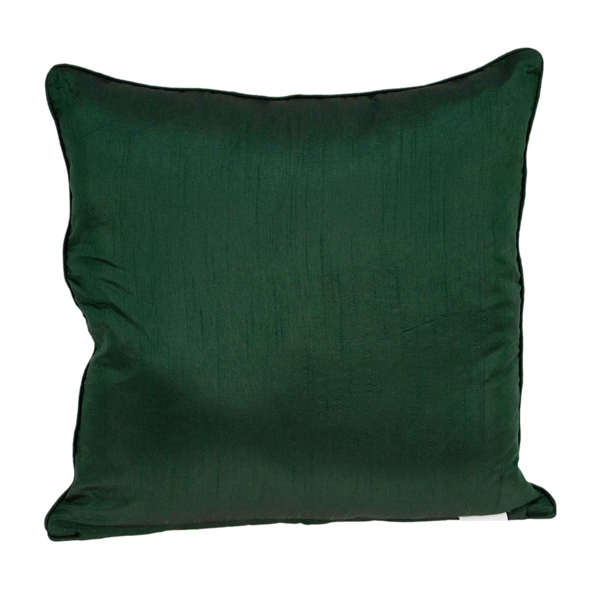 22 X 22 Off White Zippered 100% Cotton Throw Pillow