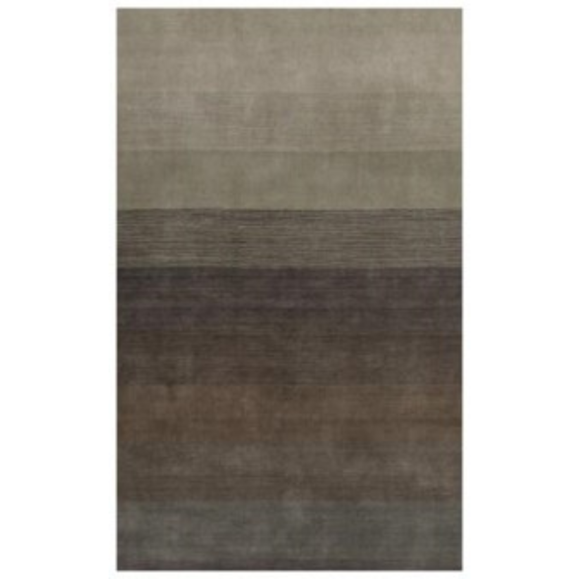 5' X 8' Expresso And Brown Ombre Hand Loomed Area Rug