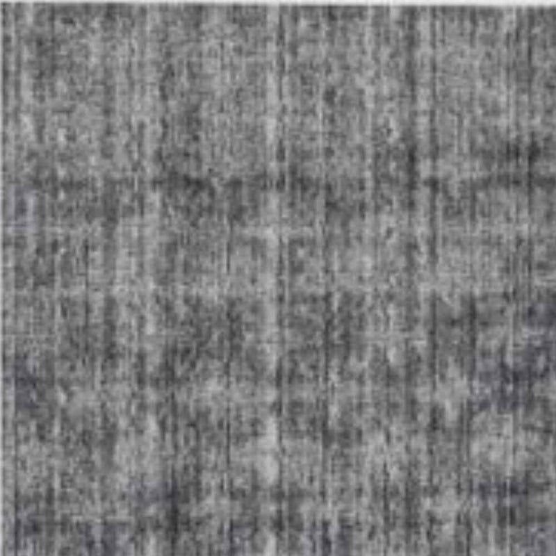5' X 8' Dark Grey And Silver Plaid Cross Hand Loomed Area Rug