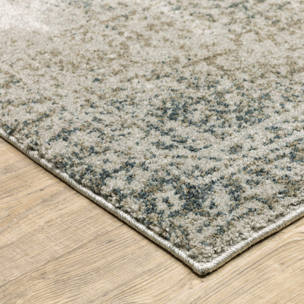 7' X 10' Gray Oriental Power Loom Area Rug - Home & Garden