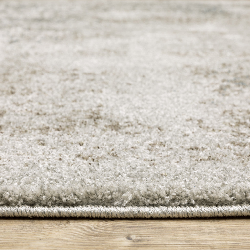 7' X 10' Gray Oriental Power Loom Area Rug - Home & Garden