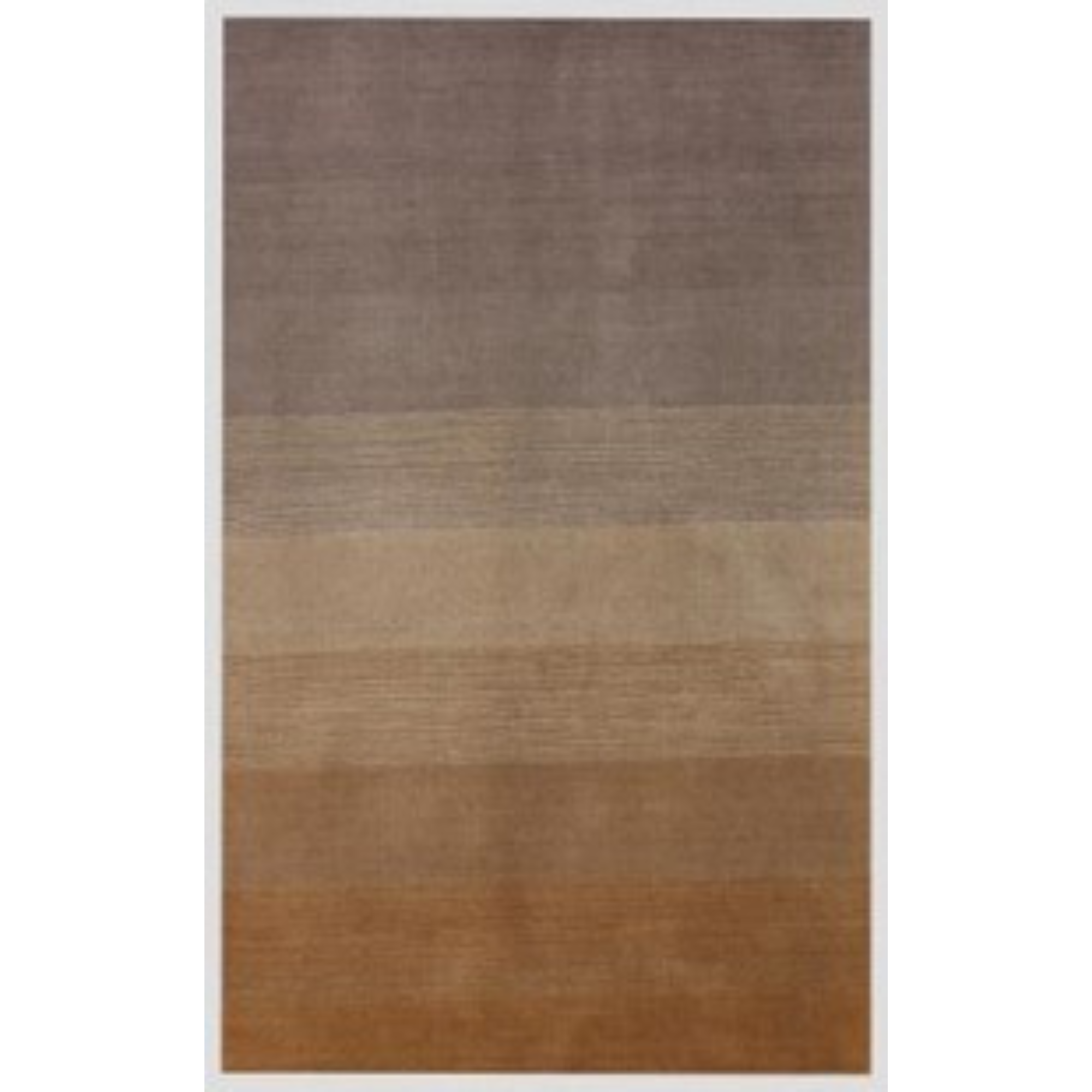 8' X 10' Gold And Rust Hand Loomed Area Rug