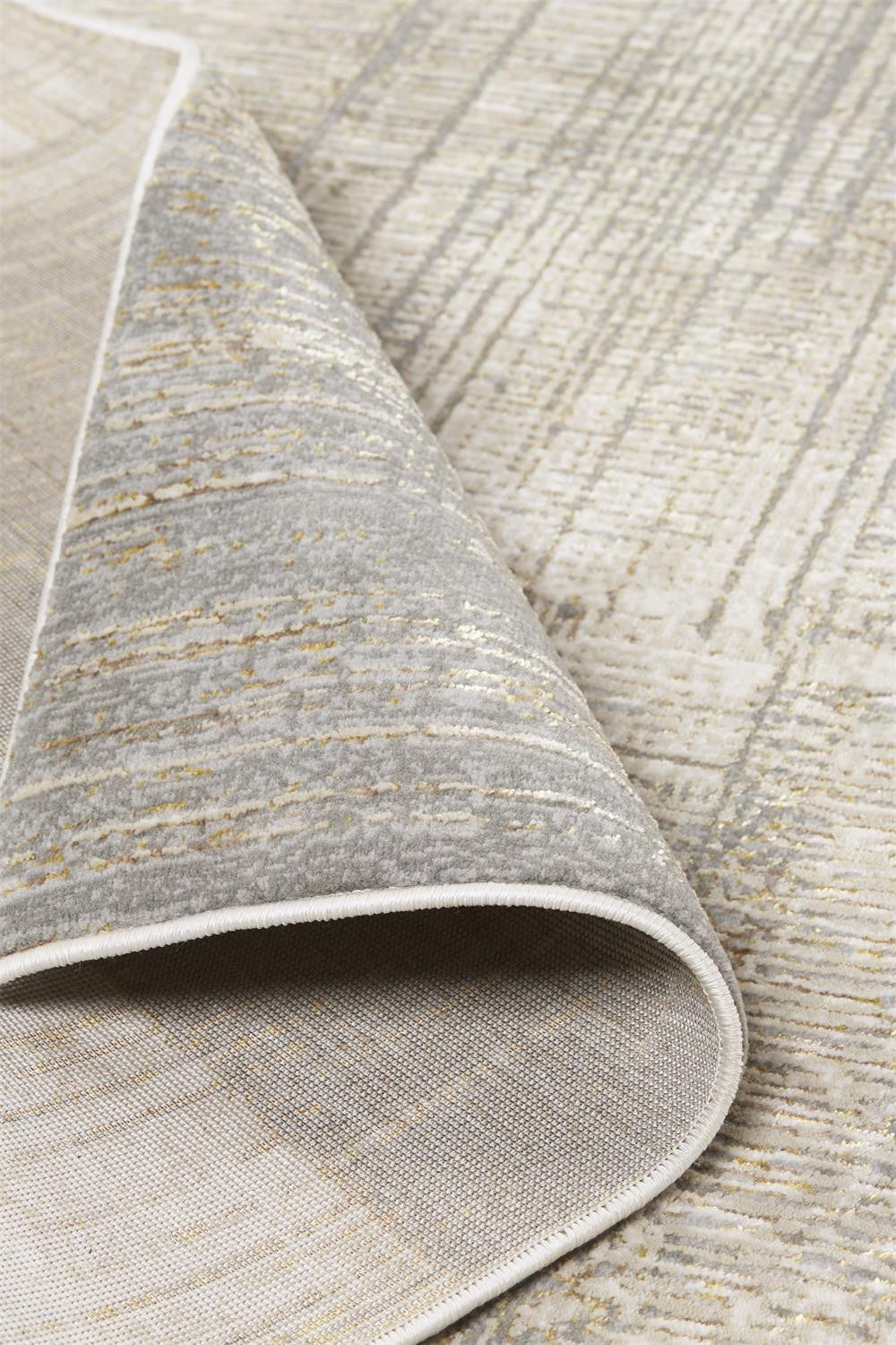 10' X 13' Gray And Ivory Abstract Stain Resistant Area Rug - Home & Garden