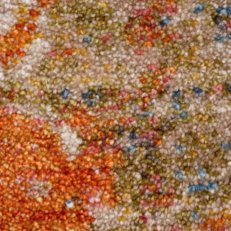 2' X 3' Gray Abstract Distressed Area Rug