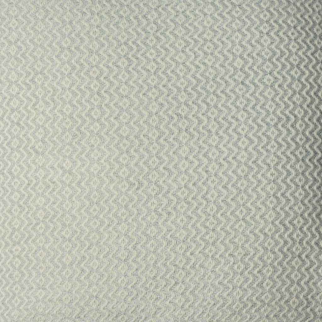 18" X 18" Light Gray 100% Cotton Geometric Zippered Pillow