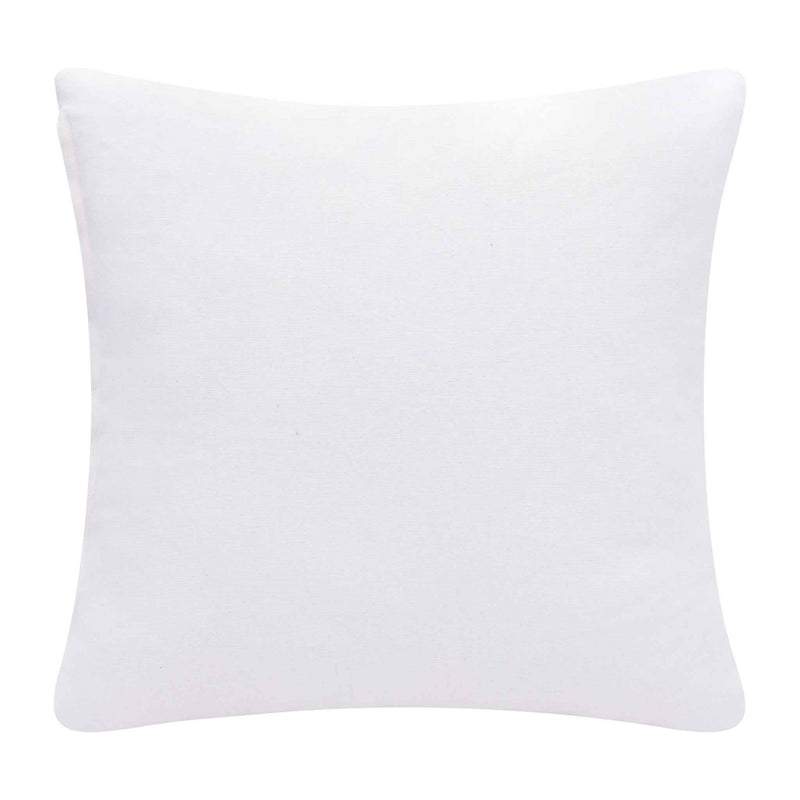20" X 20" Black And White 100% Cotton Diamond Zippered Pillow