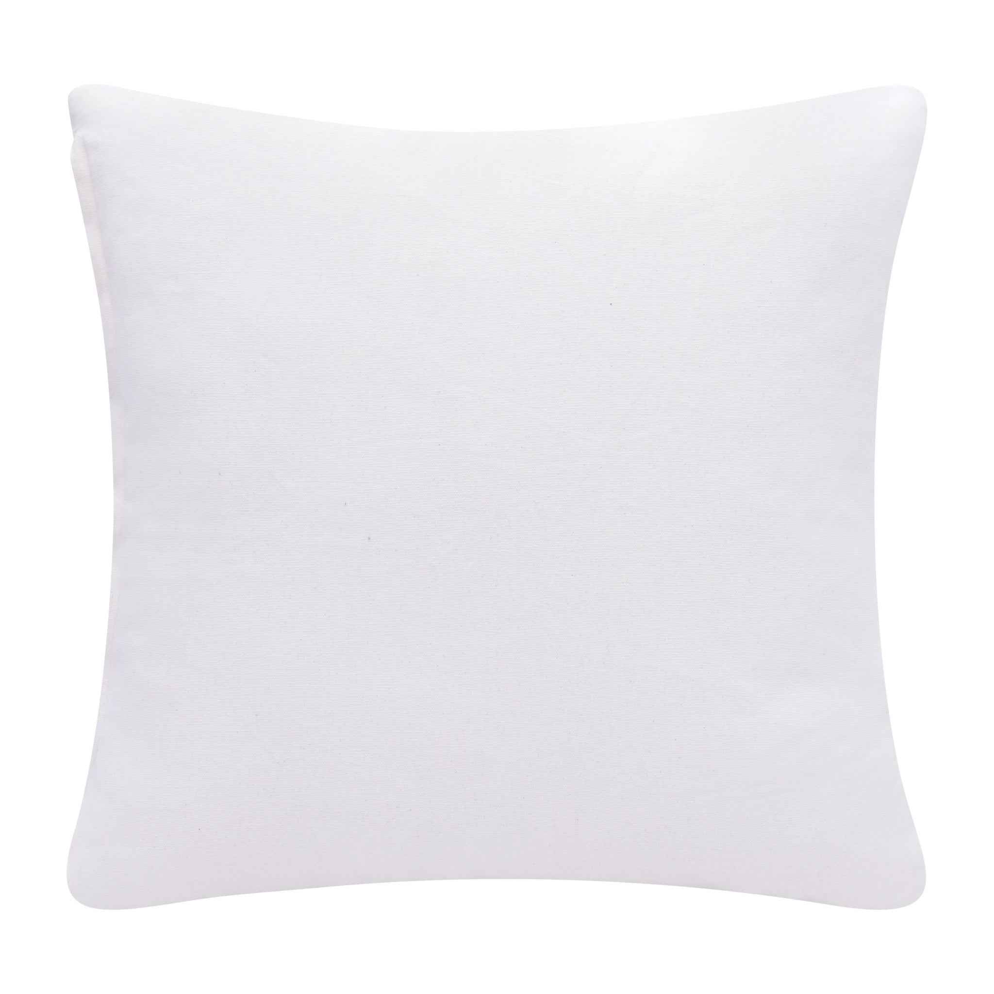 20" X 20" Yellow And White 100% Cotton Diamond Zippered Pillow