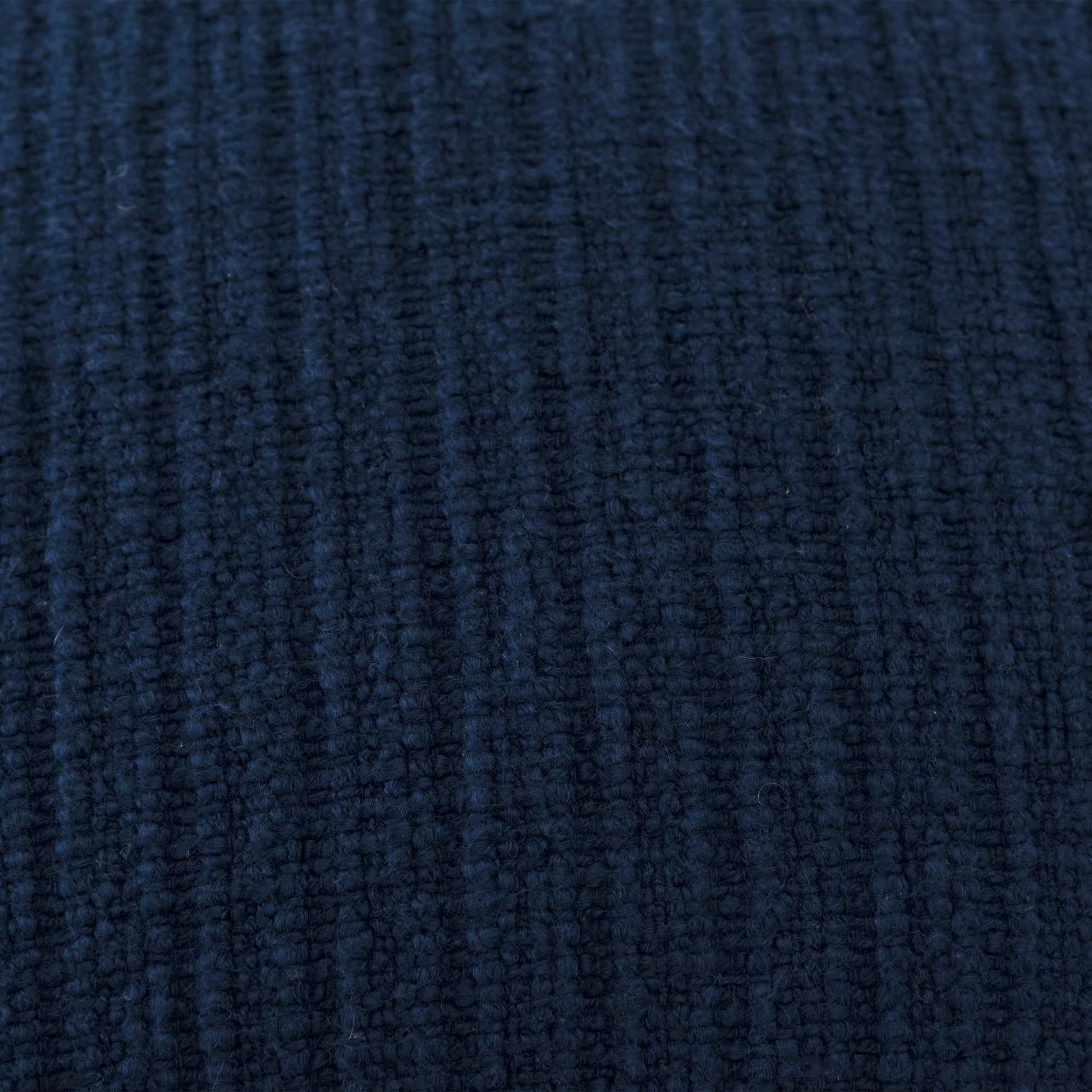 22" Navy Blue Cotton Pillow