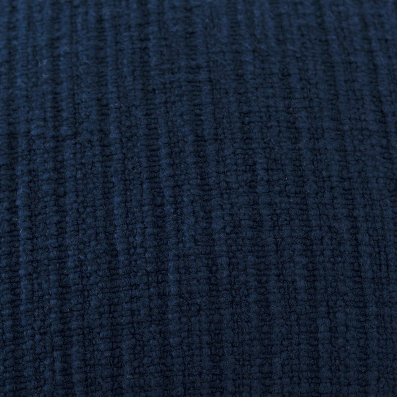 22" Navy Blue Cotton Pillow