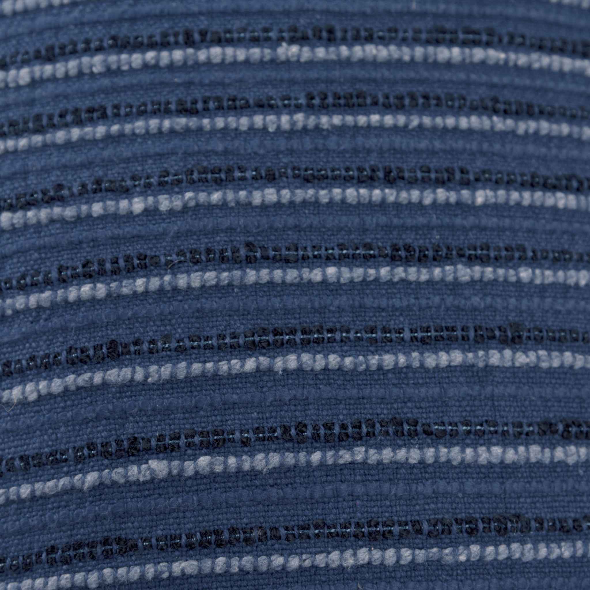 14" X 14" Blue Cotton Blend Pillow