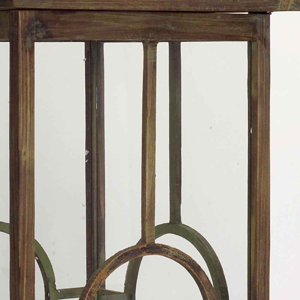 Flameless Three Candles Floor Lantern