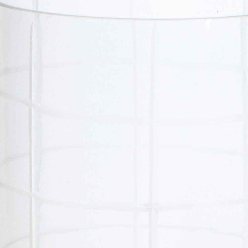 2" Silver Flameless Tabletop Hurricane Candle Holder