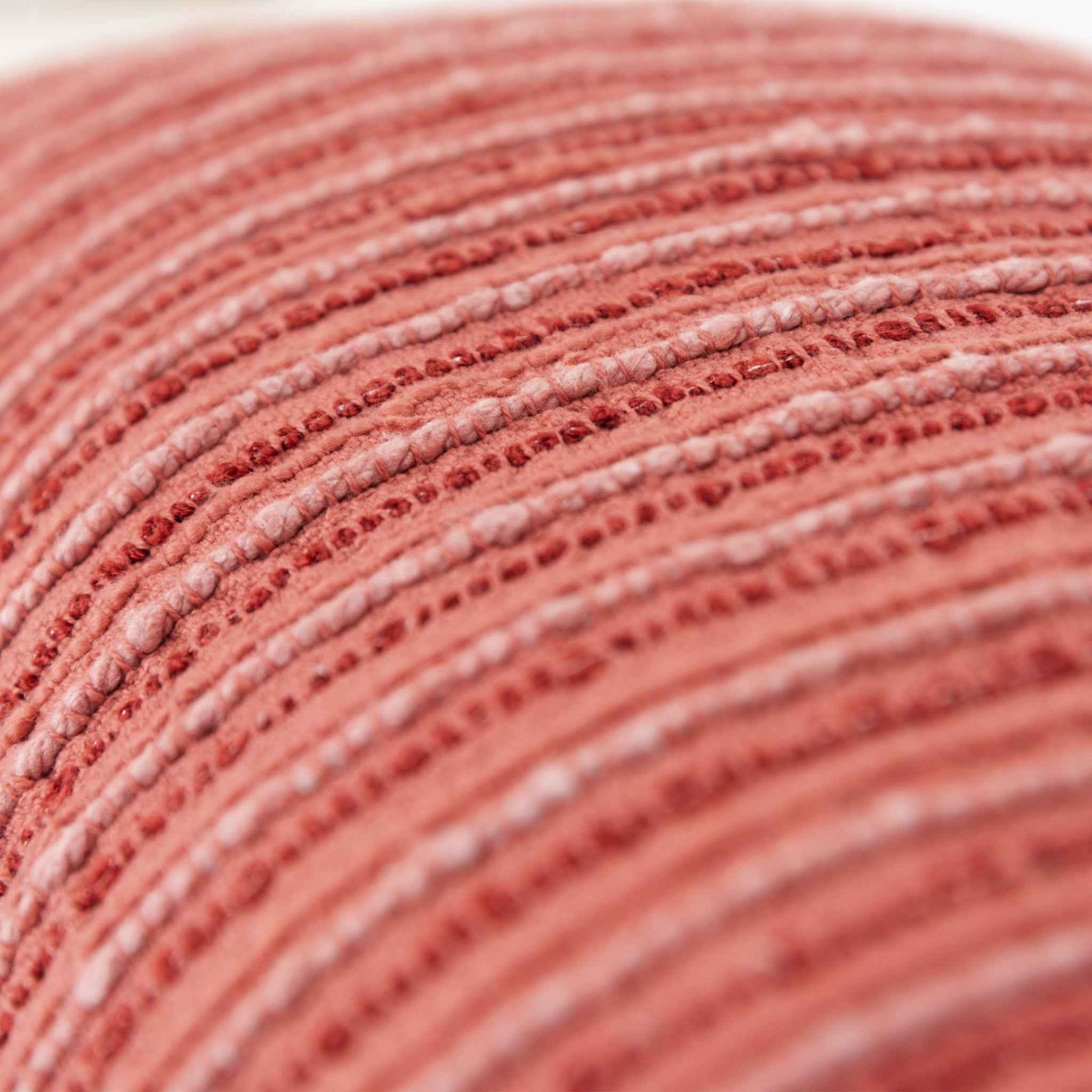 14" X 14" Terra Cotta Cotton Blend Pillow