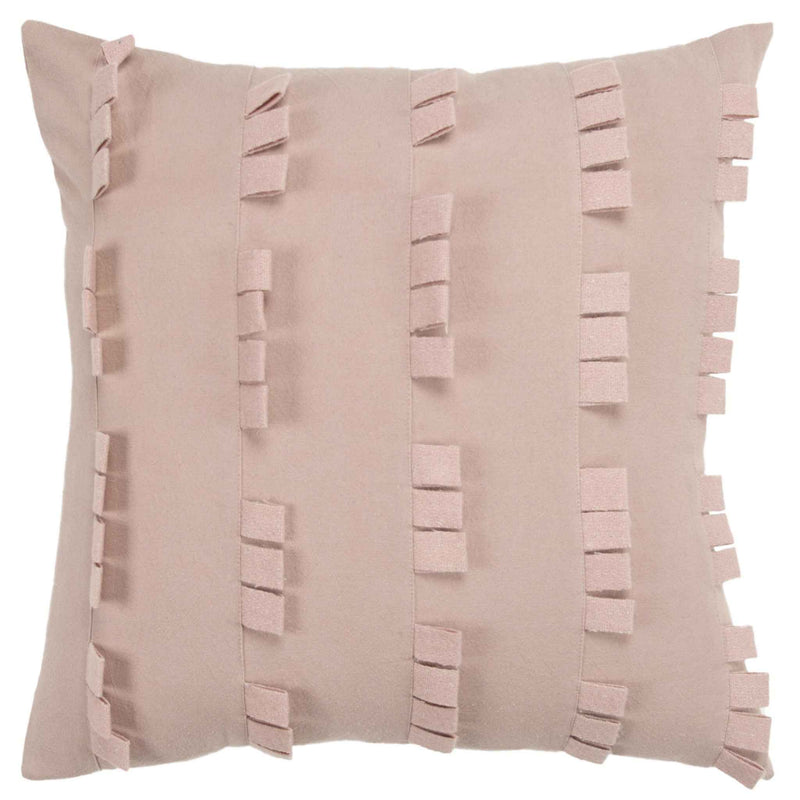 20" Blush Cotton Pillow