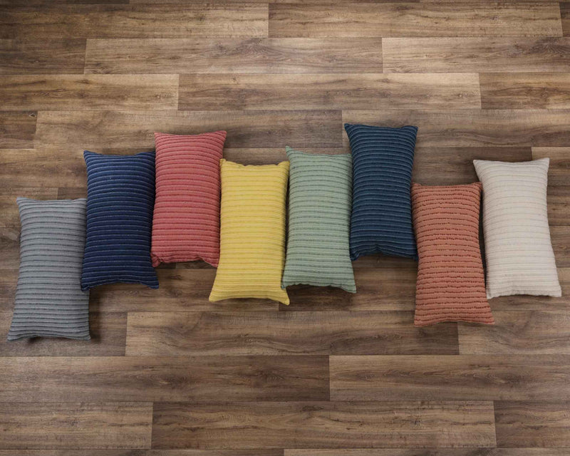 14" X 14" Yellow Cotton Blend Pillow