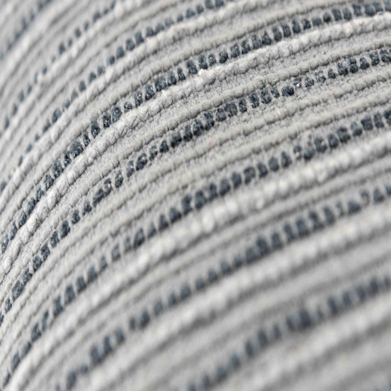 14" X 14" Gray Cotton Blend Pillow